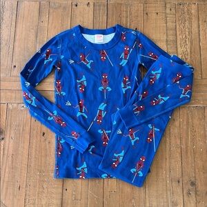 Hanna andersson Marvel Spider-Man Blue Pajama Set